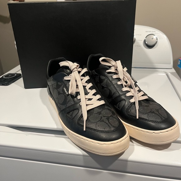 Coach clip court sneakers in black - Picture 2 of 5